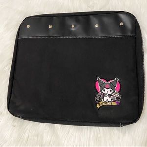 Kuromi Sanrio Black Pink Large Laptop Case
